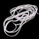 5mm Flat Elastic Cord - White, 3m
